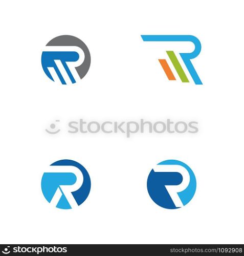R icon Vector Illustration design Logo template
