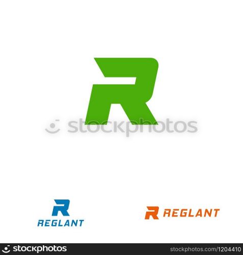 R letter design concept for business or company name initial