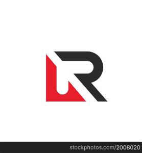 R letter icon business vector design template