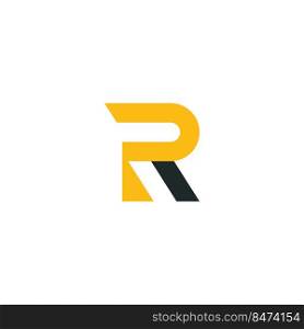R Letter initials Logo vector template