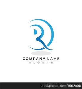 R letter Logo and symbol template illustration icon