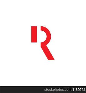R letter logo business vector template