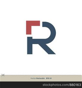 R letter logo template Illustration Design. Vector EPS 10.