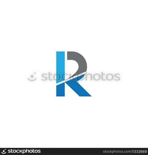 R letter logo template vector icon illustration design