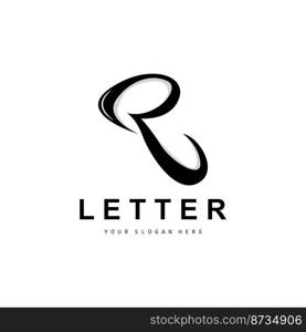 R Letter Logo, Vector Alphabet Symbol, Design For Brand Logos With Initial Letter