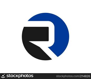 R letter logo vector icon illustration design