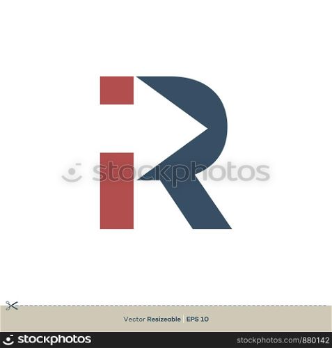 R Letter vector Logo Template Illustration Design. Vector EPS 10.