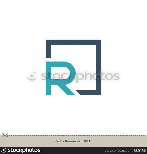 R letter vector logo template Illustration Design. Vector EPS 10.