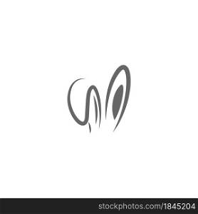Rabbit logo icon design vector template illustration