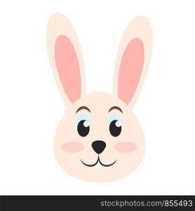 rabbit or bunny cute animal icon image stock vector illustration design