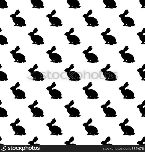 Rabbit pattern seamless black for any design. Rabbit pattern seamless