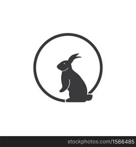 Rabbit template vector icon illustration design