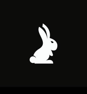 Rabbit template vector icon illustration design