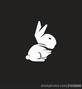 Rabbit template vector icon illustration design