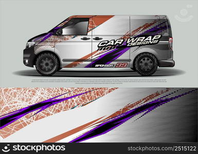 race car Livery for vehicle wrap design vector