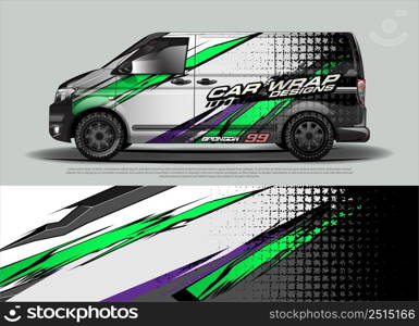 race car Livery for vehicle wrap design vector