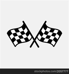 race flag icon vector illustration