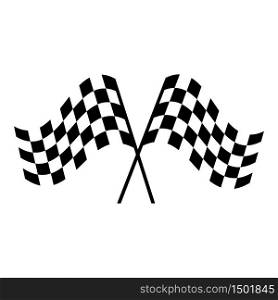 race flag illustration logo vector design