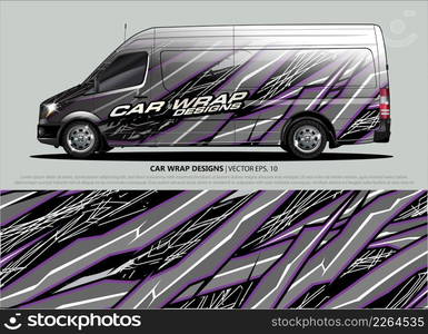 Racing car wrap design vector for vehicle vinyl sticker and automotive decal livery