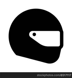 racing helmet, icon on isolated background