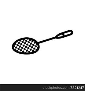 racket game badm∫on li≠icon vector. racket game badm∫on sign. isolated contour symbol black illustration. racket game badm∫on li≠icon vector illustration