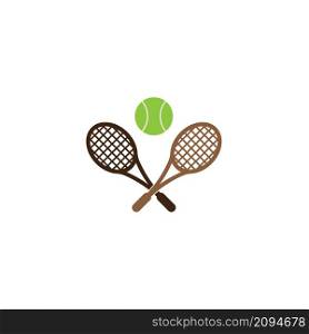 Racket logo vector illustration design