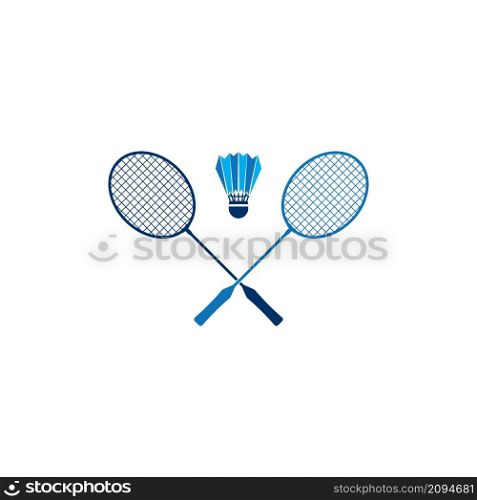 Racket logo vector illustration design