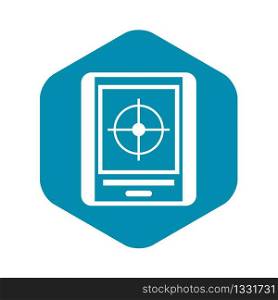 Radar icon in simple style isolated vector illustration. Radar icon, simple style