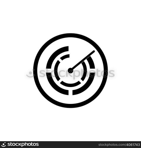 radar icon logo vector design template