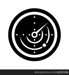 radar icon vector illustration logo design