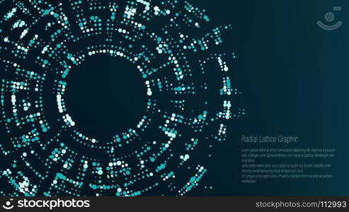 Radial Lattice Graphic Design. Abstract Vector Background. Funnel, Black Hole.. Radial Lattice Graphic Design. Abstract Vector Background. Black Hole.