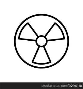 radiation icon design vector template
