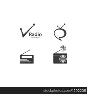 Radio Broadcasting logo vector design