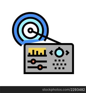 radio device color icon vector. radio device sign. isolated symbol illustration. radio device color icon vector illustration