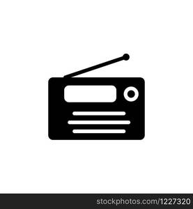 Radio icon design template vector