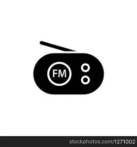 Radio icon design vector template