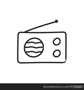 Radio icon template. Vector illustration