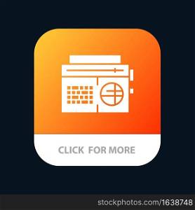 Radio, Music, Audio, Media Mobile App Icon Design