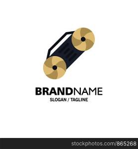 Radio, Music, Technology Business Logo Template. Flat Color