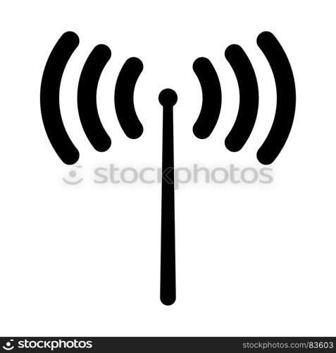 Radio signal icon .