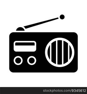 Radio vector icon on trendy design