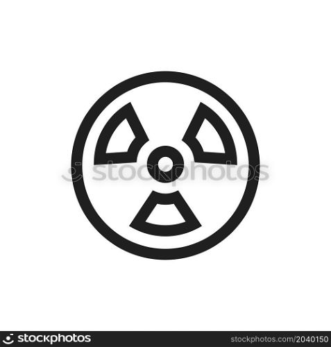 Radioactive icon vector design illustration