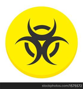Radioactive vector icon That is harmful to health