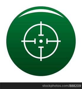 Radiodetector icon. Simple illustration of radiodetector vector icon for any design green. Radiodetector icon vector green