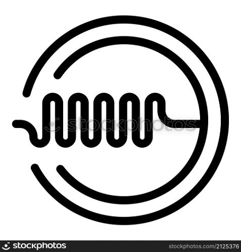 Radiologist mri icon outline vector. Magnetic resonance. Medical scanner. Radiologist mri icon outline vector. Magnetic resonance