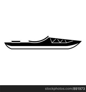 Rafting boat icon. Simple illustration of rafting boat vector icon for web design isolated on white background. Rafting boat icon, simple style
