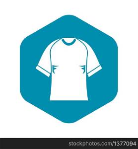 Raglan tshirt icon. Simple illustration of raglan tshirt vector icon for web. Raglan tshirt icon, simple style