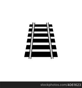 rail logo icon vector design template