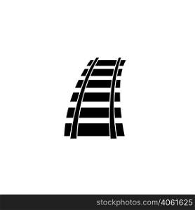 rail logo icon vector design template