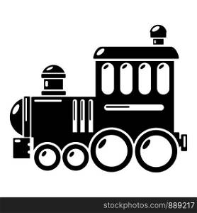 Railroad icon. Simple illustration of railroad vector icon for web. Railroad icon, simple style